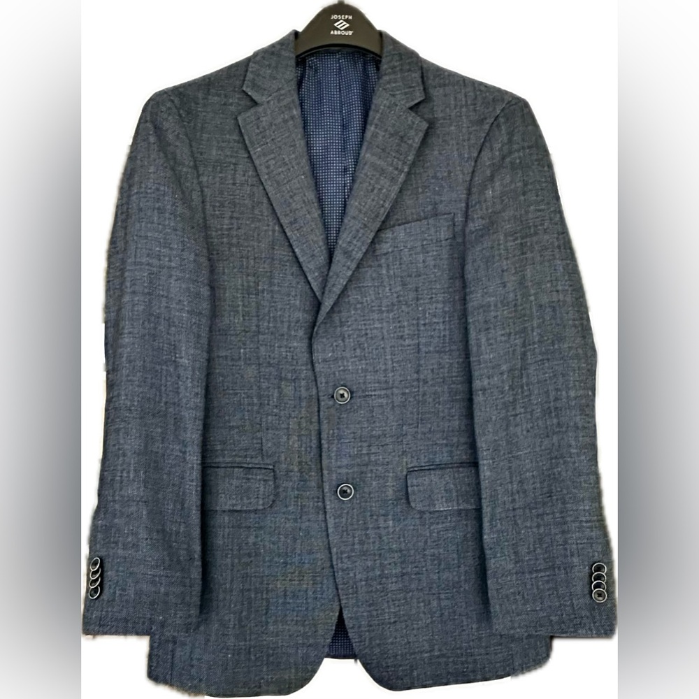Joseph Abboud Navy Wool & Linen Sport Coat